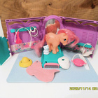 MY LITTLE PONY G1 GROOMING PARLOUR + PONY + TARVIKKEET - pikkukuva 1