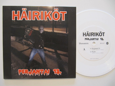 Häiriköt Perjantai 13. 7" sinkku Valkoinen Uusi