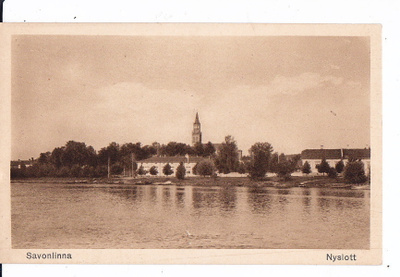 VANHA Postikortti Savonlinna 1920-l