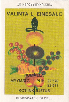 Nummela, Valinta L. Einesalo  3/10
