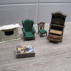 NUKKEKOTIIN KALUSTEITA PLAYMOBIL GEOBRA 1989 - pikkukuva 2