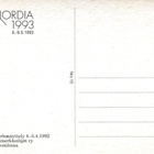 NORDIA 1993, Savonlinnan Postimerkkeilijät ry, käyttämätön - pikkukuva 2