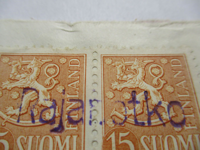 1957 Rajanotko (Punkaharju) rivil s kuorella