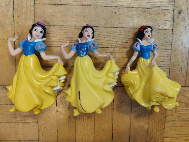 Disney Bullyland kolme erilaista Lumikkia