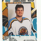 Rob Pearson 97-98 Cleveland Lumberjacks Team Issue Postcard - pikkukuva 1