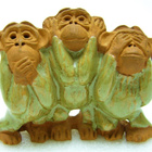 Apinafiguriini 3 viisasta apinaa - pikkukuva 1