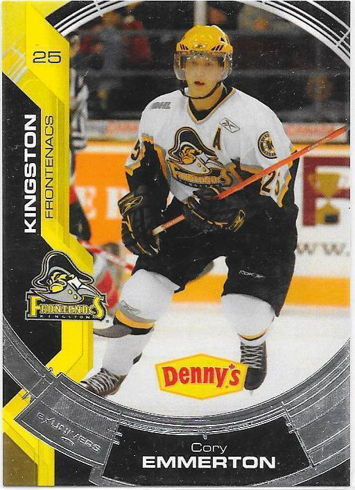 2006-07 Kingston Frontenacs #25 Cory Emmerton ex- Saipa farm