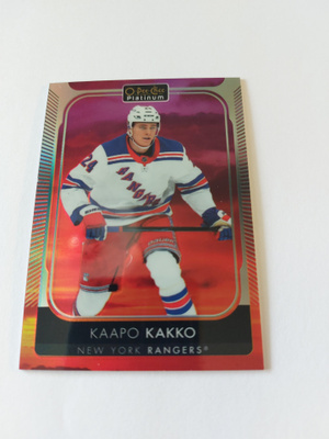 2021-22 O-Pee-Chee Platinum Sunset #92 Kaapo Kakko