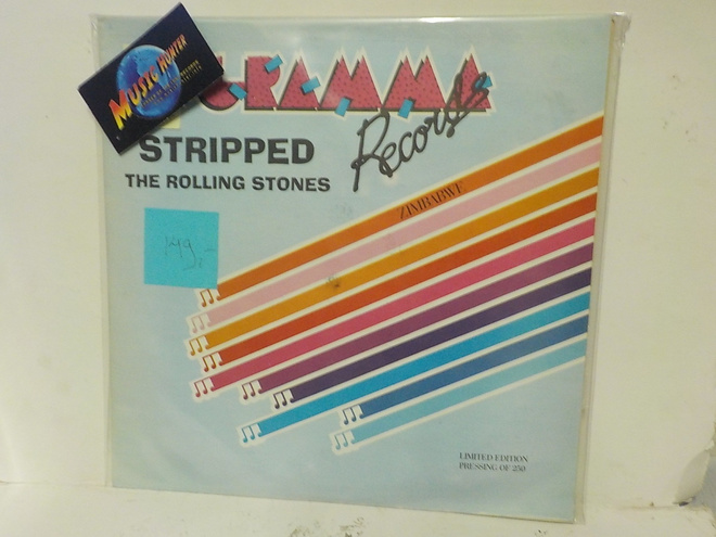 THE ROLLING STONES - STRIPPED - RARE ZIMBABWE PRESS M-/EX LP