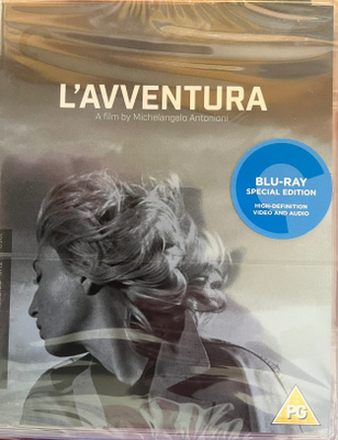 L'Avventura (Antonioni) UUSI Criterion UK Blu-Ray