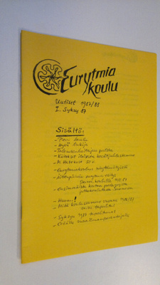 Eurytmiakoulu uutiset 1987/88, 1. syksy 87