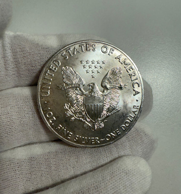 Usa 1 dollar 2016 silver eagle .999 hopea