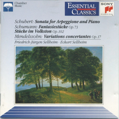 SCHUBERT, SCHUMANN, MENDELSSOHN / Sellheim – Sony RI CD 1992