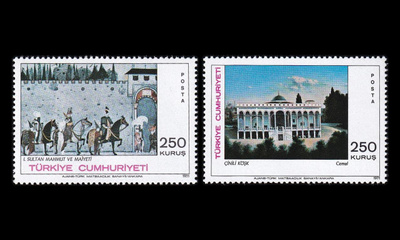 Turkki 2244-5 ** Maalauksia (1971)