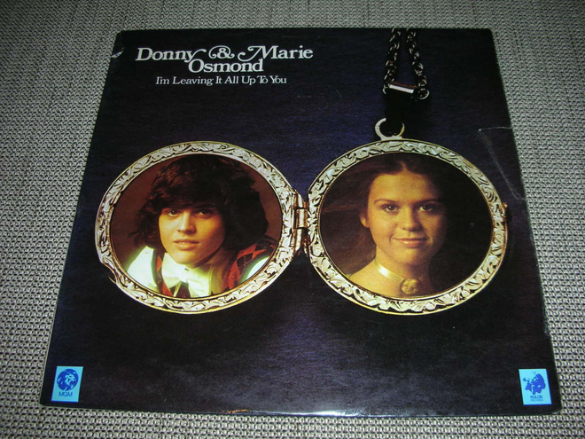 LP vinyyli Donny and Marie Osmond: I'm leaving it all up to