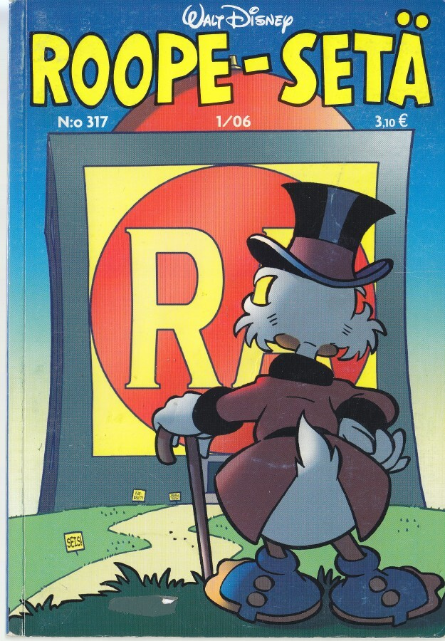 Roope-Setä N:o 317 (1/06) Mukana tarra-arkki