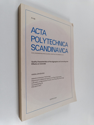 Hanna Järvenpää : Quality Characteristics of Fine Aggrega...