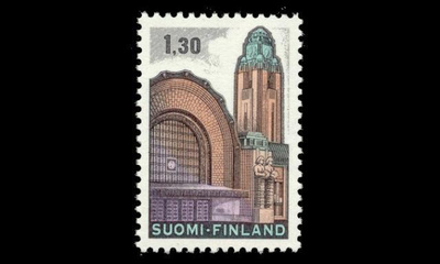 698x ** Helsingin rautatieasema x-paperi (1971)