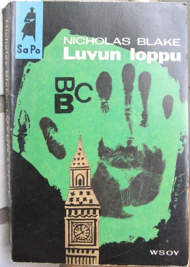SaPo 55. Nicholas Blake: Luvun loppu. 1. painos.