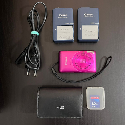 Canon IXUS 130 PowerShot Pink 14.1 MP Digikamera