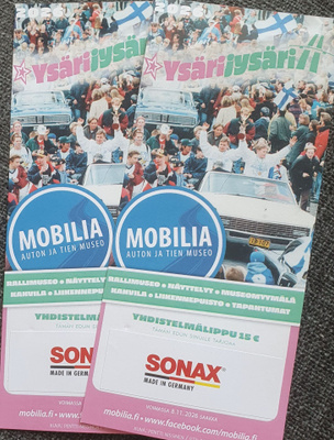 Mobilia-yhdistelmäliput 2 kpl