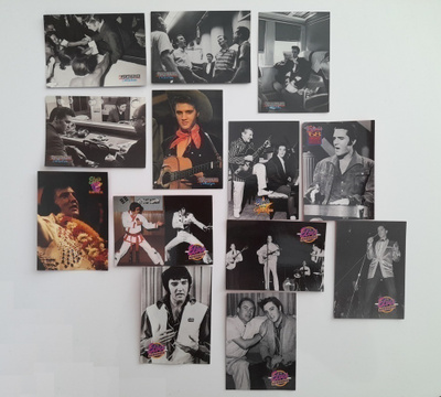 The Elvis Collection keräilykortit - kaikki 6€ tai 0,90/kpl