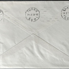 Hiihdon MM-58 -merkki Helsinki-Lento -leimalla 23.2.1958 - pikkukuva 3