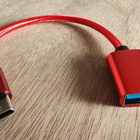 USB-C (uros) - USB 3 (naaras), OTG-sovitin kaapeli - pikkukuva 2