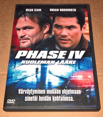 DVD PHASE IV KUOLEMAN LÄÄKE TOIMINTA