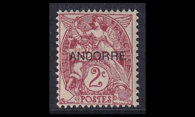 Andorra Fr 3 ** Käyttösarja 2 C (1931)