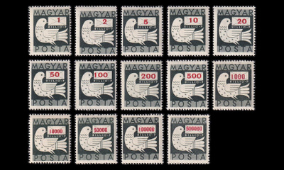 Unkari 919-32 * Käyttösarja kyyhky ja kirje (1946)