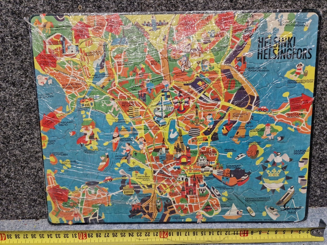 Helsinki Stjernespill Vintage palapeli .vähän vanhempi