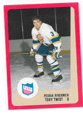 1988-89 ProCards # Tony Twist Peoria Rivermen farmi gooni
