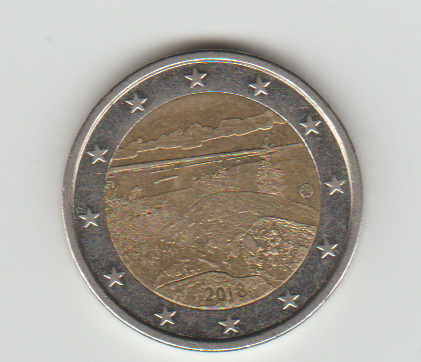 Suomi 2 €  2018  Kansallismaisema