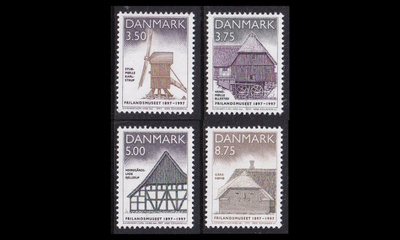 Tanska 1146-9 ** Ulkoilmamuseo 100v (1997)