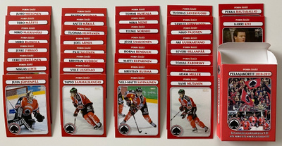 10-11 Ässät Team Set 34 korttia alkuperäispakkauksessa
