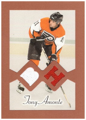 TONY AMONTE Flyers 04-05 BeeHive #BH-16 Big Jersey