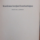 Norman Forrest: Kuolema korjaa kustantajan. 302 s. - pikkukuva 4