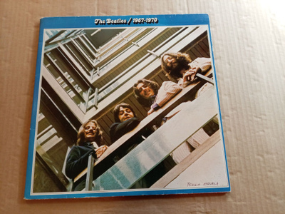 LP The Beatles Sininen tupla