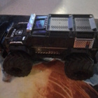 Myöhään police vehicle S.W.A.T. maasturi (musta) - pikkukuva 1
