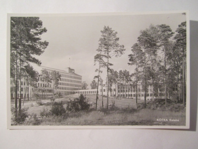 VANHA Postikortti Kotka 1950-l Alkup.Mallikappale
