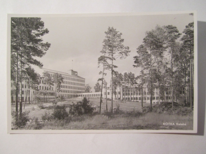 VANHA Postikortti Kotka 1950-l Alkup.Mallikappale