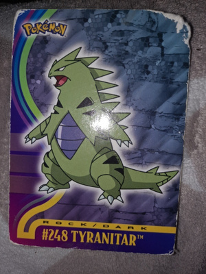 Tyranitar #248 Topps Non Holo card