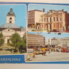 KULKENUT HÄMEENLINNA KAUPPATORI KIRKKO LEIMA 1.8.1986 - pikkukuva 1