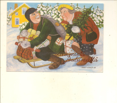 MAARIT WALLE ,,,, LÄMMINTÄ JOULUMIELTÄ ,,,, KULKEMATON
