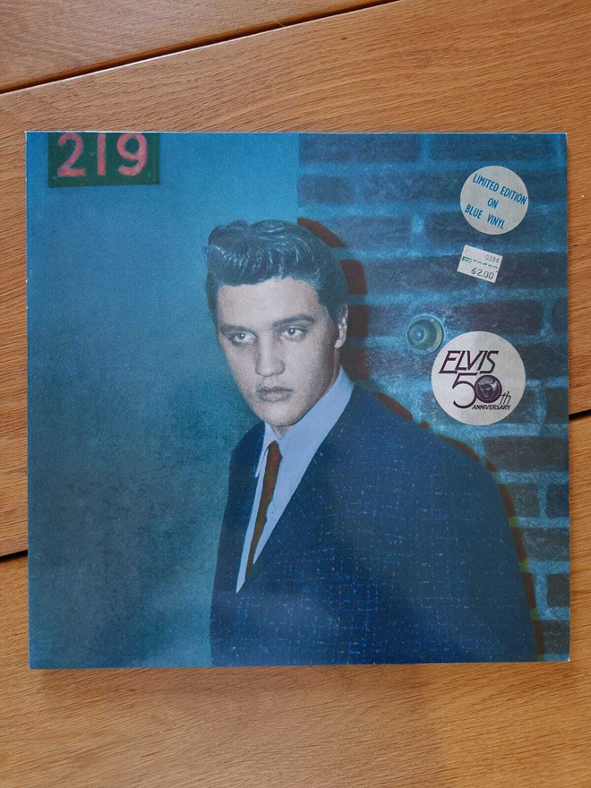 AUCTION - ELVIS RECONSIDER BABY LP BLUE VINYL
