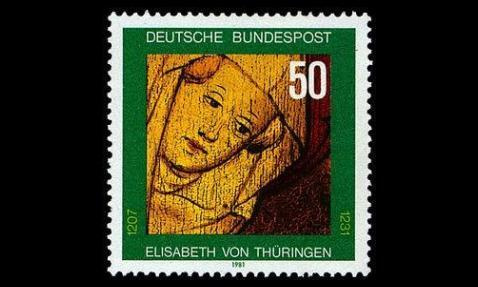 Saksa 1114 ** Elisabeth von Thüringen kuolemasta 750v (1981