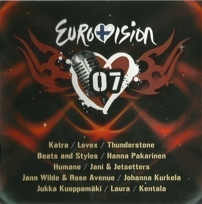 EUROVISION 07 (CD), kaikki Suomen 24 karsintabiisiä