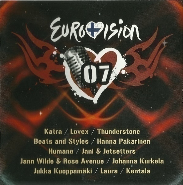 EUROVISION 07 (CD), kaikki Suomen 24 karsintabiisiä