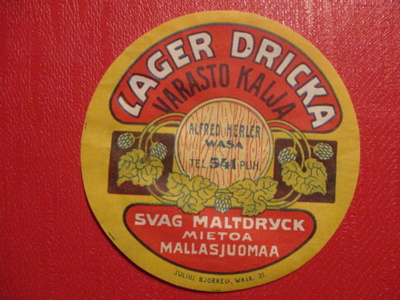 LAGER DRICKA VARASTOKALJAA ALFRED HERLER WASA (AB3)